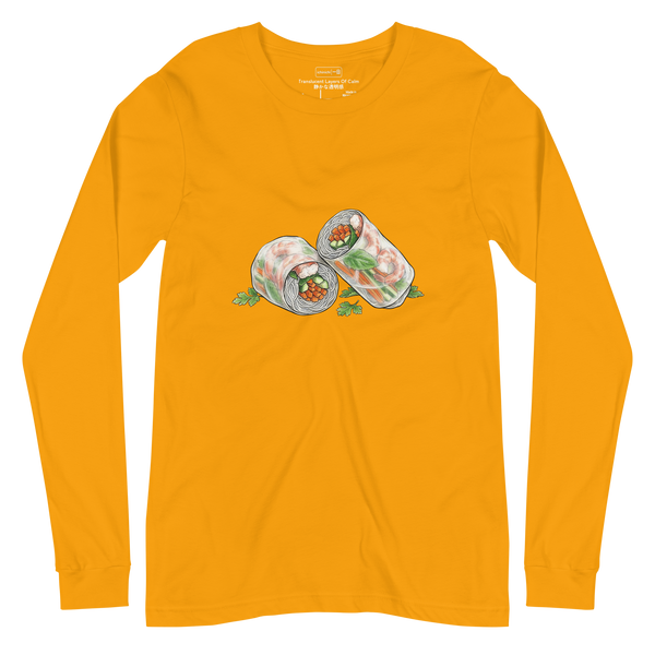 Spring Roll No. 345 – Unisex Long Sleeve T-Shirt – Lifestyle Video