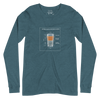 The Perfect Pour | No. 382, Unisex Long Sleeve T-Shirt