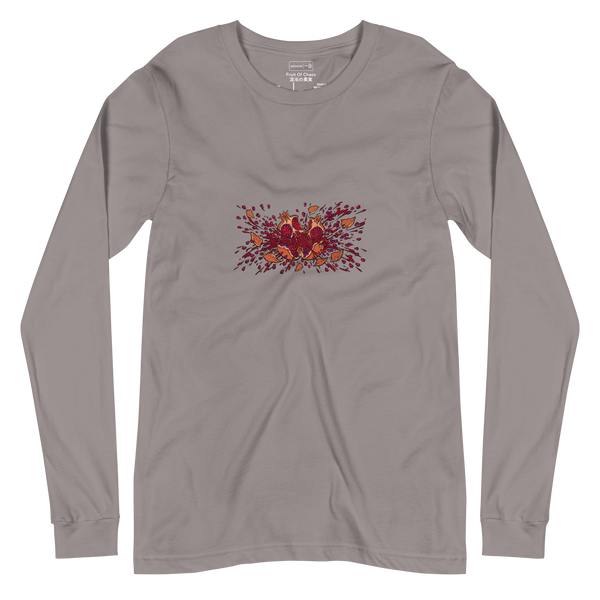 Exploding Pomegranate No. 356 – Long Sleeve Tee – Lifestyle Video