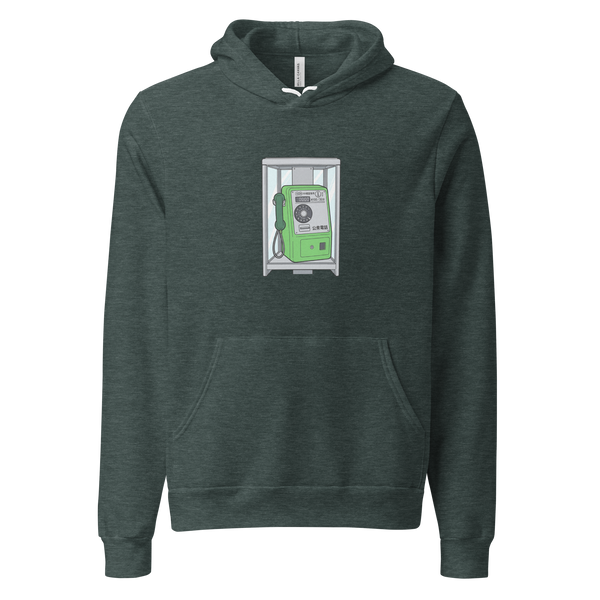 Green Payphone No. 466 Unisex Pullover Hoodie – Pullover Hoodie – Lifestyle Video