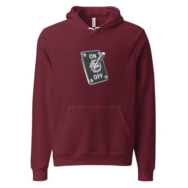 State Change Toggle Switch – Maroon Hoodie – Lifestyle Video