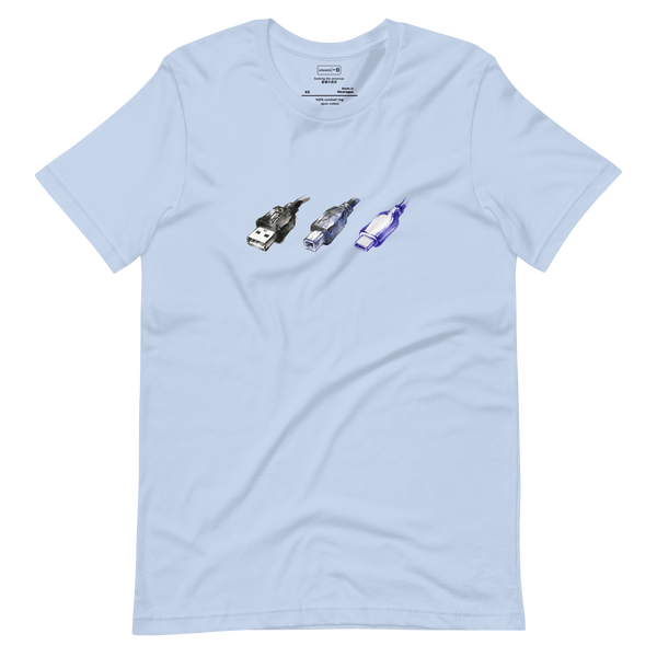 Seeking the Universal – USB – Baby Blue T-Shirt – Lifestyle Video
