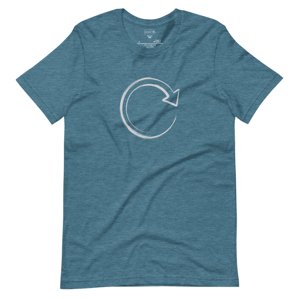 Human Refresh No. 282 – Deep Teal T-Shirt – Tokyo Morning