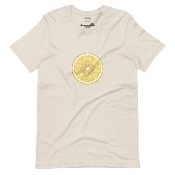 Radiant Slice | No. 465, Unisex T-Shirt Lifestyle Video