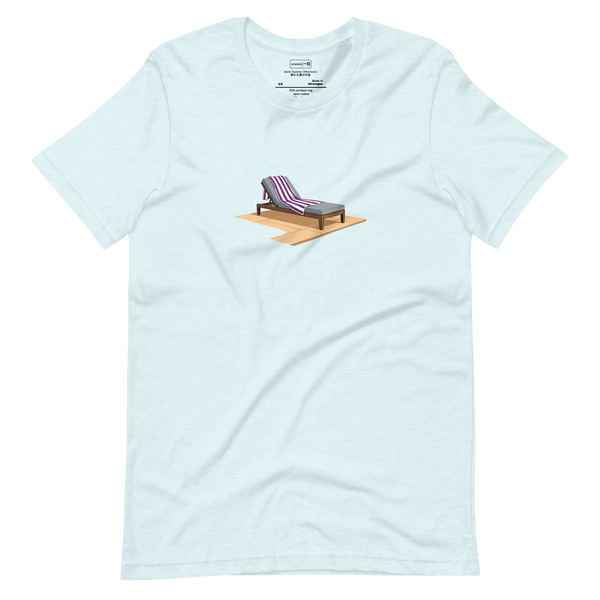 Poolside Lounge | No. 491, Unisex T-Shirt Lifestyle Video