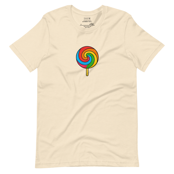 Rainbow Swirl Lollipop No.241 – T-Shirt – Lifestyle Video