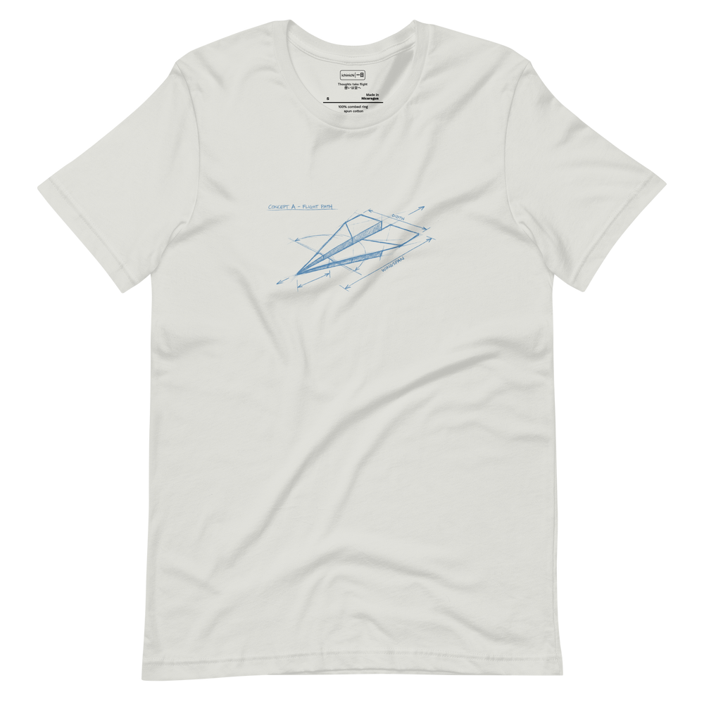 The Paper Plane | No. 273, Unisex T-Shirt | ichinichi studio