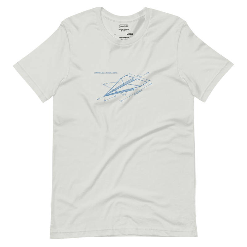 The Paper Plane | No. 273, Unisex T-Shirt | ichinichi studio