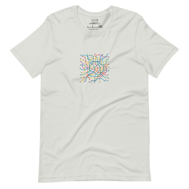 A Short Sleeve t-shirt inspired by Inspired by the hypnotic complexity of Tokyo’s metro map
