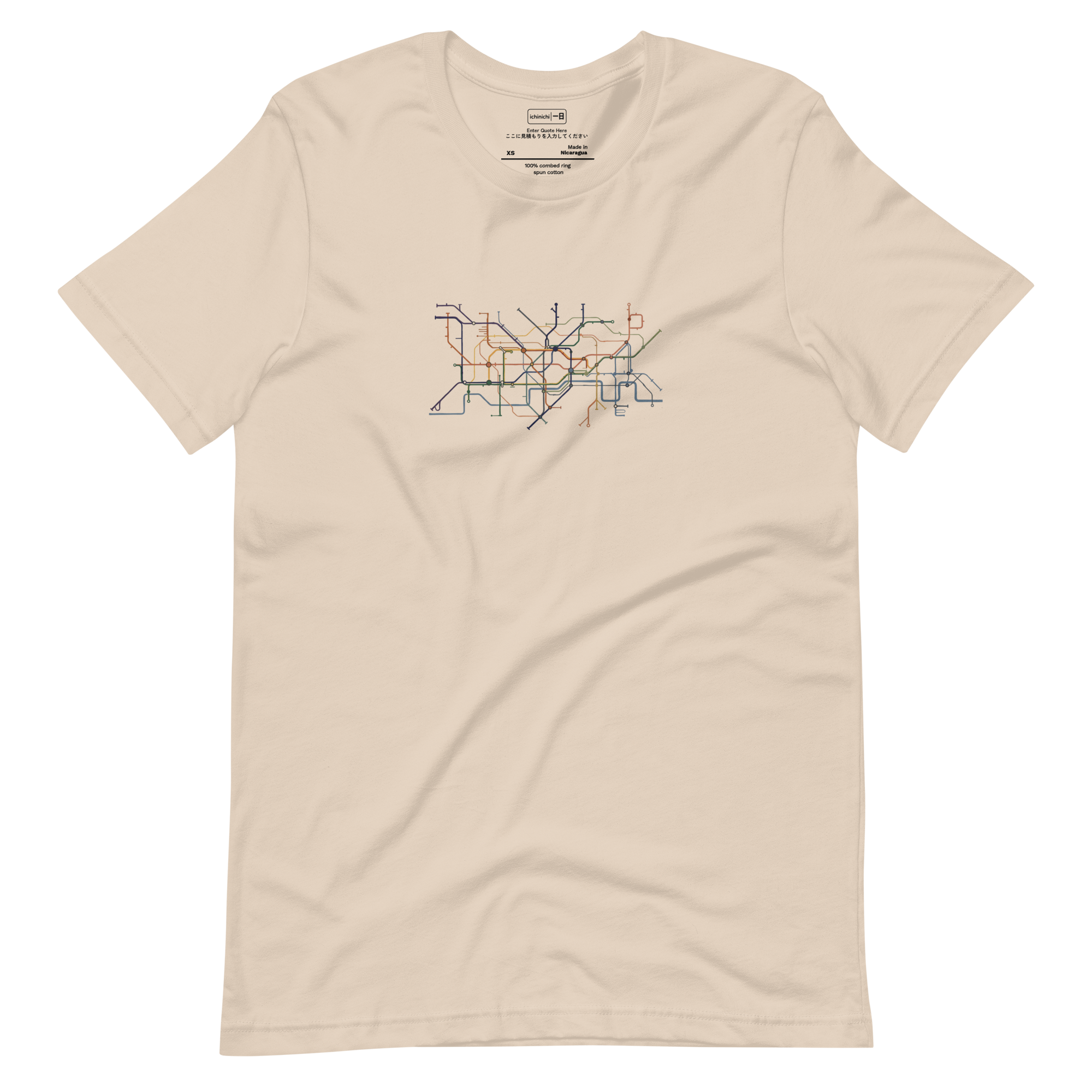 ロンドン地下鉄 | No. 342、ユニセックスTシャツ | ichinichi studio